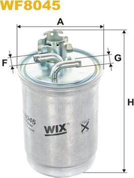 WIX Filters WF8045 - Filtro carburante autozon.pro