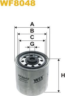 WIX Filters WF8048 - Filtro carburante autozon.pro