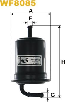 WIX Filters WF8085 - Filtro carburante autozon.pro