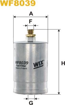 WIX Filters WF8039 - Filtro carburante autozon.pro