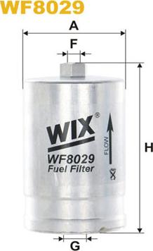 WIX Filters WF8029 - Filtro carburante autozon.pro