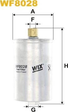 WIX Filters WF8028 - Filtro carburante autozon.pro