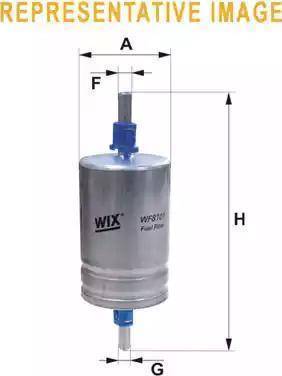 WIX Filters WF8396 - Filtro carburante autozon.pro