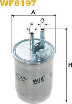 WIX Filters WF8197 - Filtro carburante autozon.pro