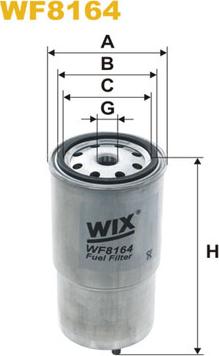 WIX Filters WF8164 - Filtro carburante autozon.pro