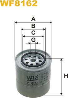 WIX Filters WF8162 - Filtro carburante autozon.pro