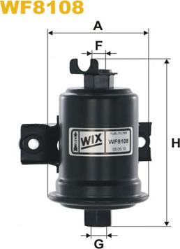 WIX Filters WF8108 - Filtro carburante autozon.pro