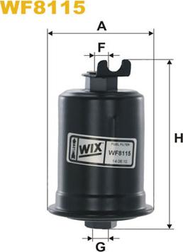 WIX Filters WF8115 - Filtro carburante autozon.pro