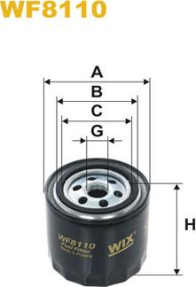 WIX Filters WF8110 - Filtro carburante autozon.pro