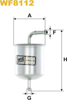 WIX Filters WF8112 - Filtro carburante autozon.pro