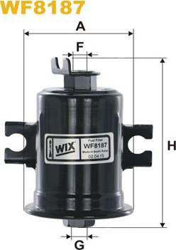 WIX Filters WF8187 - Filtro carburante autozon.pro