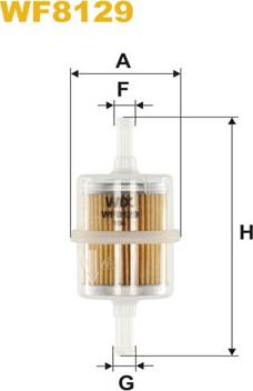 WIX Filters WF8129 - Filtro carburante autozon.pro