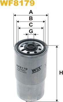 WIX Filters WF8179 - Filtro carburante autozon.pro