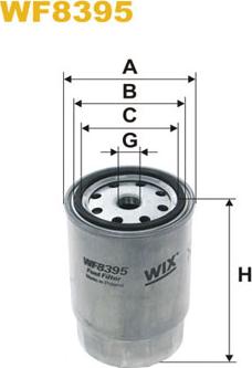 WIX Filters WF8395 - Filtro carburante autozon.pro