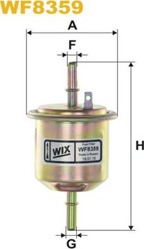 WIX Filters WF8359 - Filtro carburante autozon.pro