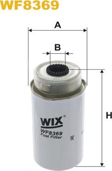 WIX Filters WF8369 - Filtro carburante autozon.pro