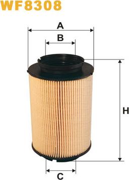 WIX Filters WF8308 - Filtro carburante autozon.pro