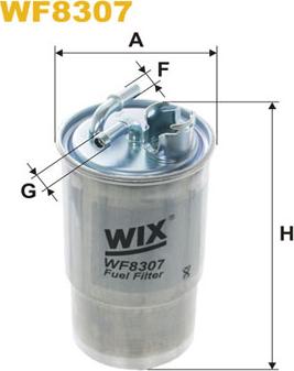 WIX Filters WF8307 - Filtro carburante autozon.pro