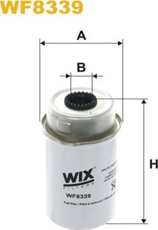 WIX Filters WF8339 - Filtro carburante autozon.pro