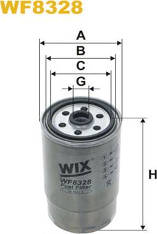 WIX Filters WF8328 - Filtro carburante autozon.pro