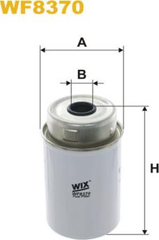 WIX Filters WF8370 - Filtro carburante autozon.pro