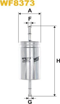 WIX Filters WF8373 - Filtro carburante autozon.pro