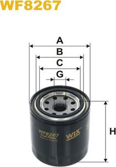 WIX Filters WF8267 - Filtro carburante autozon.pro