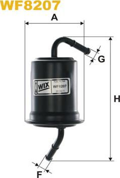 WIX Filters WF8207 - Filtro carburante autozon.pro