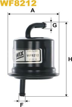 WIX Filters WF8212 - Filtro carburante autozon.pro