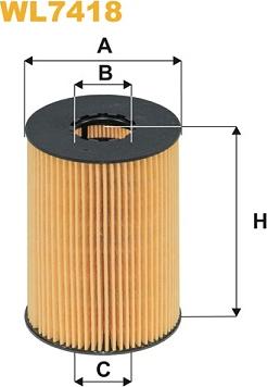 WIX Filters WL7418 - Filtro olio autozon.pro