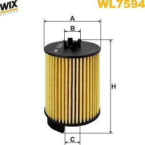 WIX Filters WL7594 - Filtro olio autozon.pro