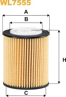 WIX Filters WL7555 - Filtro olio autozon.pro