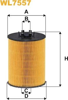 WIX Filters WL7557 - Filtro olio autozon.pro