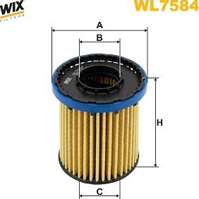 WIX Filters WL7584 - Filtro olio autozon.pro