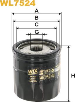 WIX Filters WL7524 - Filtro olio autozon.pro