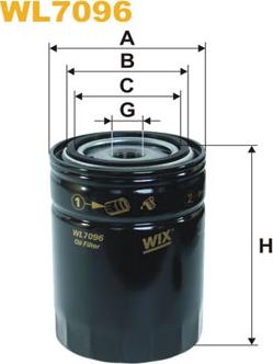 WIX Filters WL7096 - Filtro olio autozon.pro