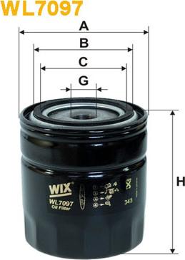 WIX Filters WL7097 - Filtro olio autozon.pro