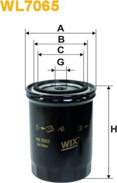 WIX Filters WL7065 - Filtro olio autozon.pro