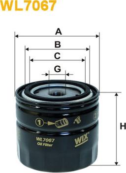 WIX Filters WL7067 - Filtro olio autozon.pro