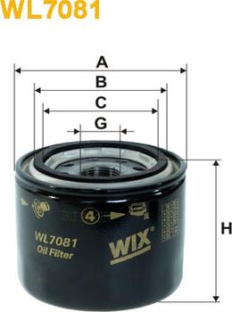 WIX Filters WL7081 - Filtro olio autozon.pro