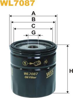 WIX Filters WL7087 - Filtro olio autozon.pro