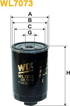 WIX Filters WL7073 - Filtro olio autozon.pro