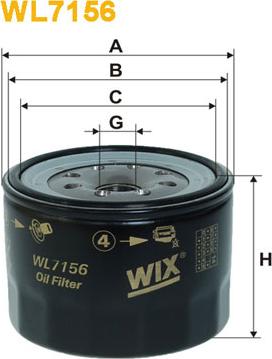 WIX Filters WL7156 - Filtro olio autozon.pro