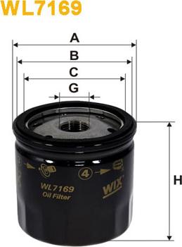 WIX Filters WL7169 - Filtro olio autozon.pro