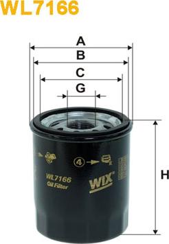 WIX Filters WL7166 - Filtro olio autozon.pro