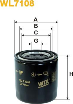 WIX Filters WL7108 - Filtro olio autozon.pro