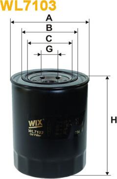 WIX Filters WL7103 - Filtro olio autozon.pro