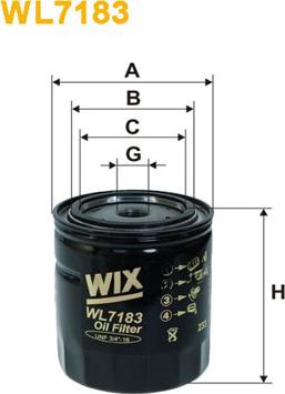 WIX Filters WL7183 - Filtro olio autozon.pro