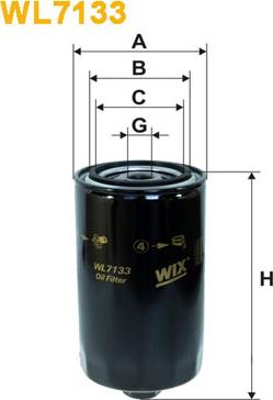 WIX Filters WL7133 - Filtro olio autozon.pro