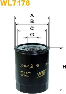 WIX Filters WL7178 - Filtro olio autozon.pro